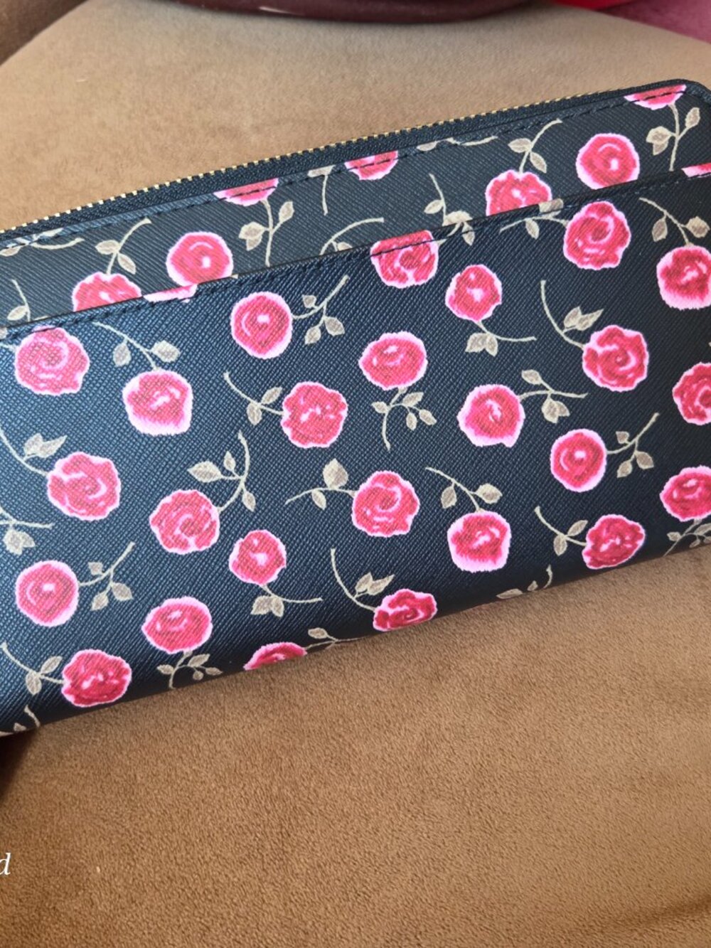 Kate Spade ♠️ "Hazy Rose," Zip-around Continental Wallet - Picture 8 of 12